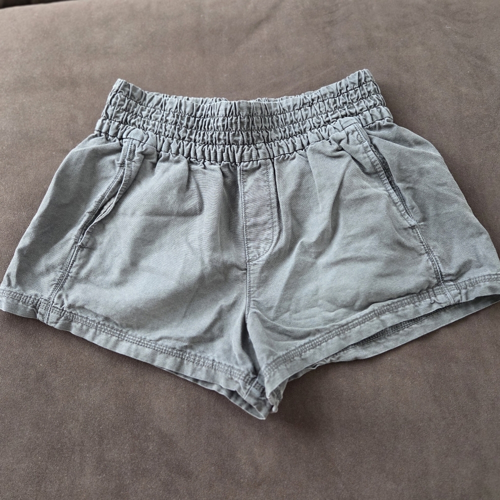 Aerie High Waist Gray Women's Shorts